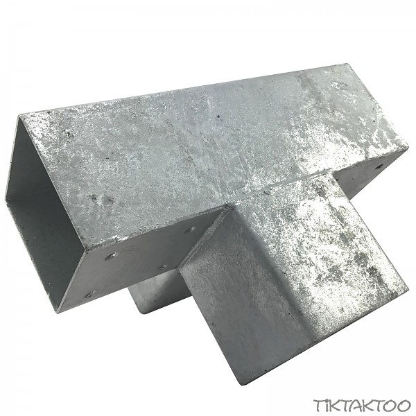 Produktbild von Pfostenverbinder 4 Stk. Y-Form Verzinktes Metall 101 X 101 Mm - Pfostenverbinder - Pfosten-Verbindungsstück - Home & Living